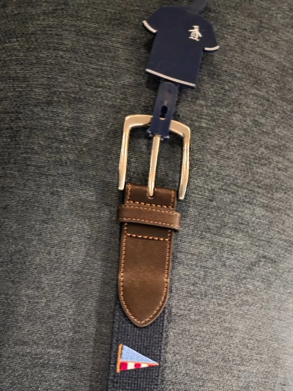 NWT Penguin men's belt Sz 34